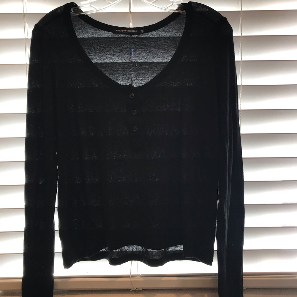 Black Brandy Melville long sleeve